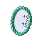 Cadre photo ovale vert - blancheporte