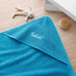 Cape de bain bb personnalisable - colombine des petits