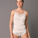 Caraco coton et dentelle - lot de 2 - blancheporte