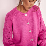 Cardigan boutons  bijoux  - blancheporte