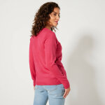 Cardigan boutonn col rond uni, toucher doux - colors&co