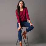 Cardigan boutonn� col rond uni, toucher doux - blancheporte