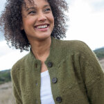 Cardigan boutonn maille poilue fantaisie - blancheporte