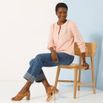 Cardigan col rond, maille ajoure - blancheporte