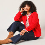 Cardigan uni maille fantaisie - blancheporte