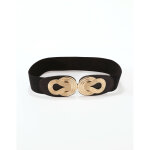 Ceinture �lastiqu�e boucle effet n?ud - blancheporte