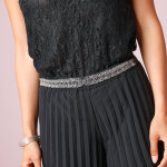 Ceinture r�glable � perles fantaisie - blancheporte