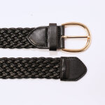Ceinture tressée boucle ovale - blancheporte Ceinture tressée boucle ovale - blancheporte