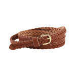 Ceinture tress�e, cuir - blancheporte