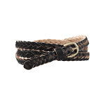 Ceinture tress�e, cuir - blancheporte