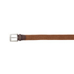 Ceinture tresse extensible finitions cuir - blancheporte