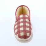 Charentaises  carreaux fourres laine - blancheporte