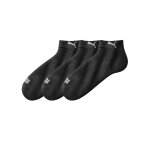 Chaussettes basses matelasses quarter - lot de 3 paires - 43 / 46 - noir - puma