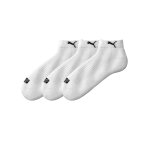 Chaussettes basses matelasses quarter - lot de 3 paires - 39 / 42 - blanc - puma