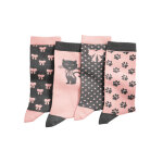 Chaussettes fantaisie - lot de 4 paires - blancheporte