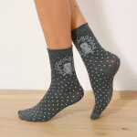 Chaussette fantaisie motifs � chouette � - lot de 3 paires - blancheporte