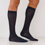 Chaussettes fil d'ecosse effet massant - lot de 2 paires - 35 / 38 - bleu - labonal