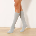 Chaussettes hautes maille côtelée - lot de 2 paires - blancheporte Chaussettes hautes maille côtelée - lot de 2 paires - blancheporte