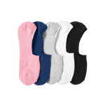 Chaussettes invisibles coton fantaisie - lot de 5 - blancheporte