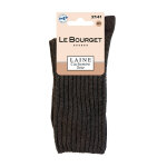 Chaussettes modal avec cachemire et soie - 37 / 41 - marron - le bourget