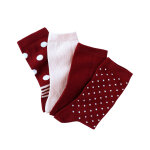 Chaussettes pois et unies - lot de 4 paires - blancheporte