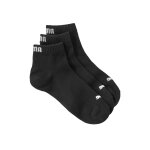 Chaussettes quarter - lot de 3 paires - 35 / 38 - noir - puma