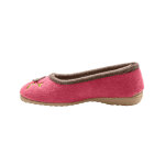 Chaussons ballerines feutrine avec fleur appliquée - blancheporte Chaussons ballerines feutrine avec fleur appliquée - blancheporte