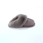 Chaussons mules col fourr� - blancheporte