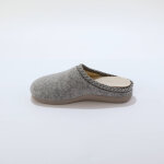 Chaussons mules fourrs, col fantaisie - blancheporte