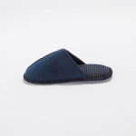 Chaussons mules unis bande raye - blancheporte