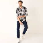 Chemise carreaux �cossais flanelle - blancheporte