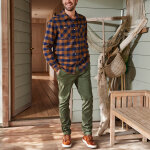 Chemise carreaux �cossais flanelle - blancheporte