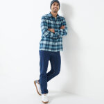 Chemise carreaux flanelle - lot de 2 coloris - blancheporte