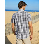 Chemise  carreaux manches courtes polycoton - blancheporte