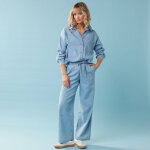 Chemise en denim sp�cial petite, coupe loose - blancheporte