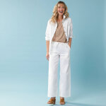 Chemise en denim sp�cial petite, coupe loose - blancheporte