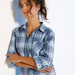 Chemise flanelle  carreaux - blancheporte