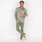 Chemise imprime manches courtes - blancheporte