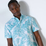 Chemise imprimée manches courtes - blancheporte Chemise imprimée manches courtes - blancheporte