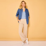 Chemise en jean oversize - blancheporte