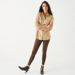 Chemise liquette imprimé minimaliste - blancheporte Chemise liquette imprimé minimaliste - blancheporte