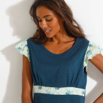 Chemise de nuit courte imprimé placé - blancheporte Chemise de nuit courte imprimé placé - blancheporte