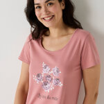 Chemise de nuit courte manches courtes - blancheporte