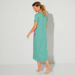 Chemise de nuit longue imprim rosaces - blancheporte