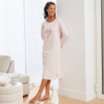 Chemise de nuit longue imprim rose lot de 2 - blancheporte