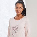 Chemise de nuit longue imprim� rose lot de 2 - blancheporte