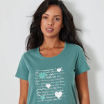 Chemise de nuit longue imprimée c?urs - blancheporte Chemise de nuit longue imprimée c?urs - blancheporte