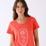 Chemise de nuit longue, motif coquillages - blancheporte