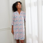 Chemise de nuit manches 3 / 4, imprim cachemire - blancheporte