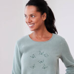 Chemise de nuit manches longues en micro polaire` - blancheporte